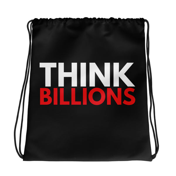 Think Billions Drawstring bag